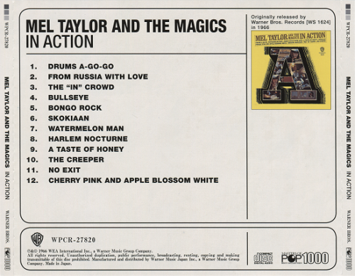 Mel Taylor and The Magics - In Action (Japan Remastered) (1966/2013)