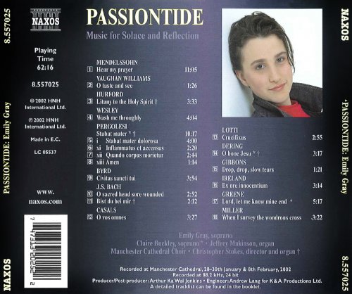 Emily Gray, Jeffrey Makinson, Claire Buckley, Manchester Cathedral Choir, Christopher Stokes - Passiontide: Music for Solace and Reflection (2003) [Hi-Res]