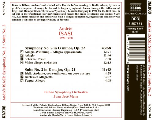 Bilbao Symphony Orchestra, Juan Jose Mena - Isasi: Symphony No. 2, Op. 23 / Suite No. 2, Op. 21 (2006) [Hi-Res]