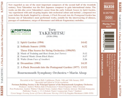 Bournemouth Symphony Orchestra, Marin Alsop - Takemitsu: A Flock Descends into the Pentagonal Garden (2006) [Hi-Res]