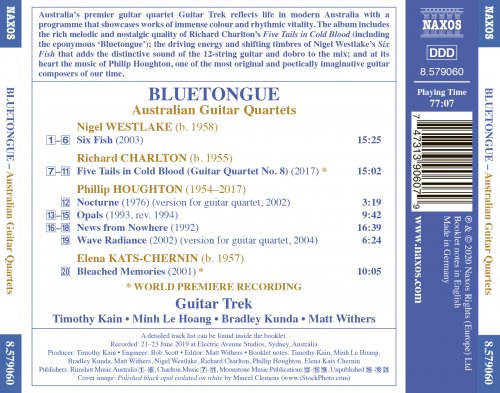 Guitar Trek - Bluetongue - Australian Guitar Quartets (2020) [Hi-Res]