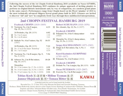 Tobias Koch, Hélène Tysman, Janusz Olejniczak, Tomasz Ritter - 2nd Chopin Festival Hamburg 2019 (Live) (2020) [Hi-Res]