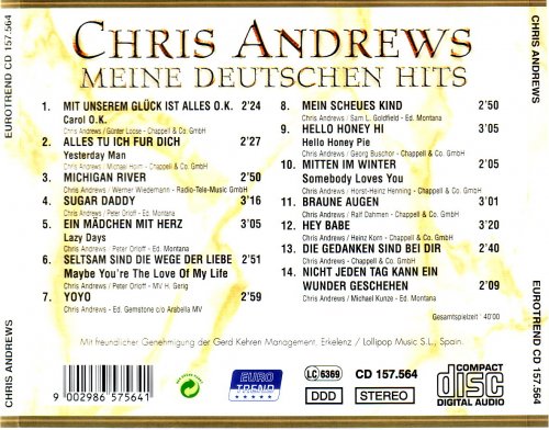 Chris Andrews - Meine Deutschen Hits (1987)