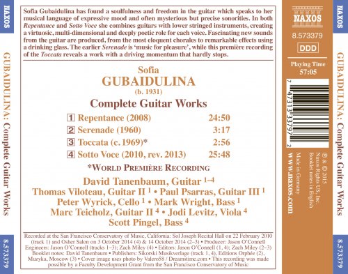 David Tanenbaum, David Tanenbaum, Thomas Viloteau, Paul Psarras, Peter Wyrick, Mark Wright, Marc Teicholz, Jodi Levitz, Scott Pingel - Sofia Gubaidulina: Complete Guitar Works (2015) [Hi-Res]