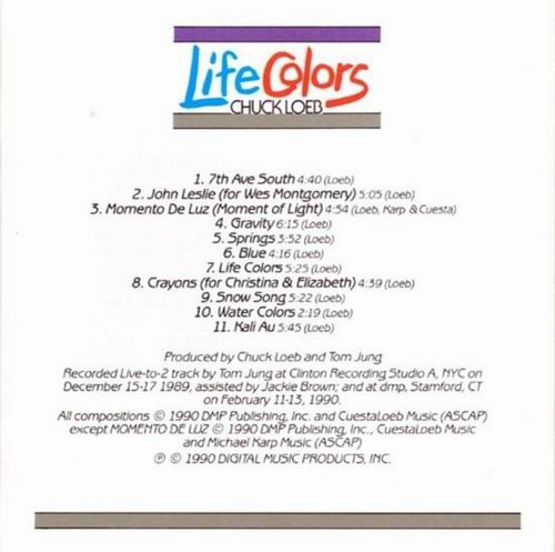 Chuck Loeb - Life Colors (1990) CD Rip