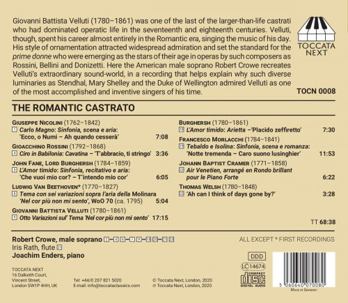 Robert Crowe & Joachim Enders - The Romantic Castrato (2020) [Hi-Res]