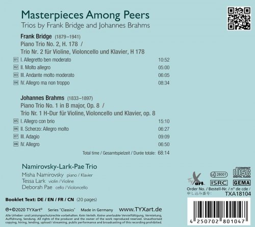 Namirovsky-Lark-Pae Trio - Masterpieces Among Peers (2020) [Hi-Res]