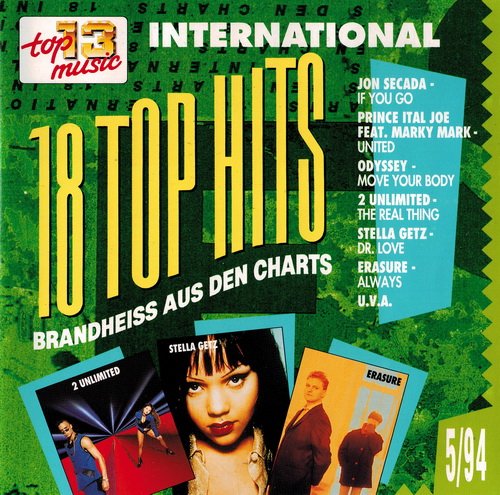 VA - 18 Top Hits International 5/94 (1994) CD-Rip
