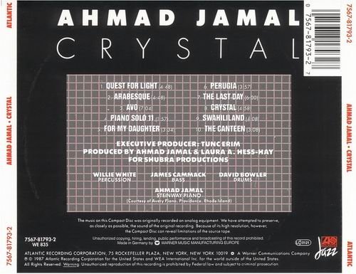 Ahmad Jamal - Crystal (1987)