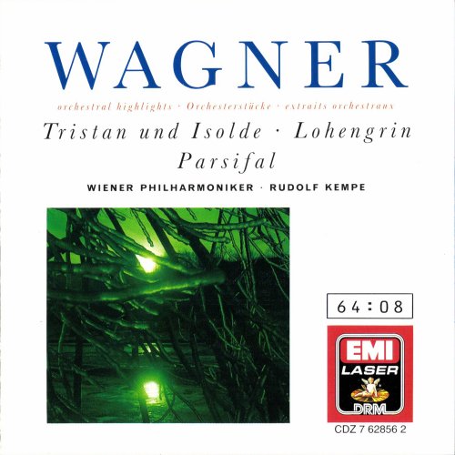Wiener Philharmoniker, Rudolf Kempe - Wagner: Orchestral Music (Tristan und Isolde, Lohengrin, Parsifal) (1990)