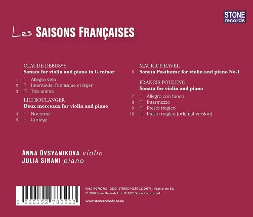 Anna Ovsyanikova - Les saisons françaises (2020)