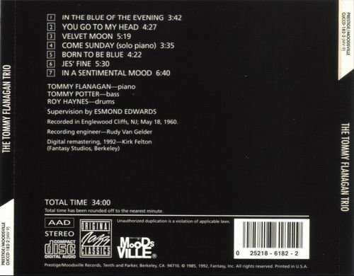 Tommy Flanagan Trio - The Tommy Flanagan Trio (1960)