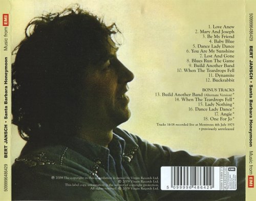 Bert Jansch - Santa Barbara Honeymoon (Reissue, Remastered) (1975/2009)
