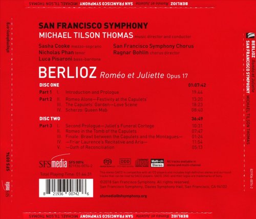 Sasha Cooke, Nicholas Phan, Luca Pisaroni - Berlioz: Roméo et Juliette (2018) CD-Rip