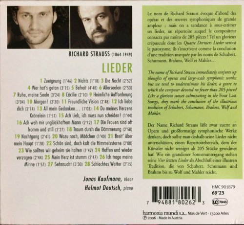 Jonas Kaufmann, Helmut Deutsch - Strauss: Lieder (2006)