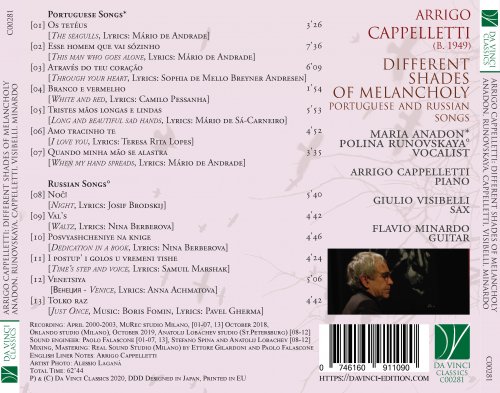 Various Artists - Arrigo Cappelletti: Different Shades of Melancholy (Portuguese and Russian Songs) (2020)