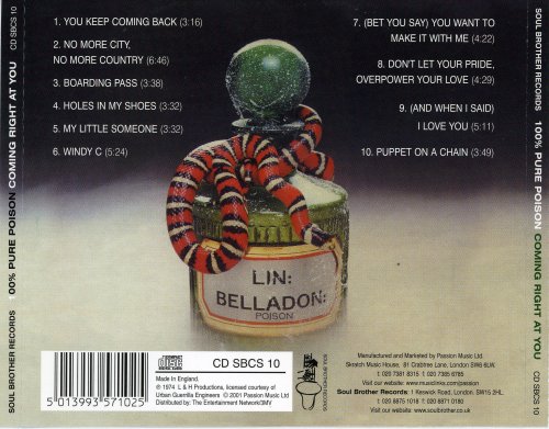 100% Pure Poison - Coming Right at You (2001)