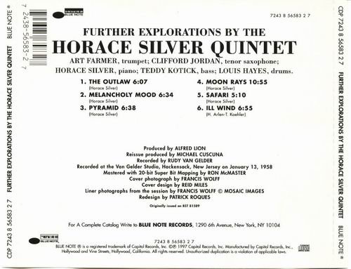 Horace Silver Quintet - Further Explorations (1958) CD Rip