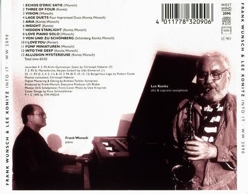 Frank Wunsch, Lee Konitz - Into it (1995)