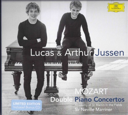 Arthur and Lucas Jussen, Sir Neville Marriner - Mozart, Beethoven, Schubert: Double Piano Concertos (2015) CD-Rip