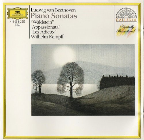 Wilhelm Kempff - Beethoven: Piano Sonatas, Waldstein, Appassionata, Les Adieux (1986)