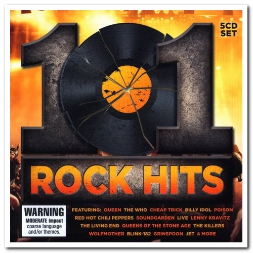 VA - 101 Rock Hits [5CD Box Set] (2013)
