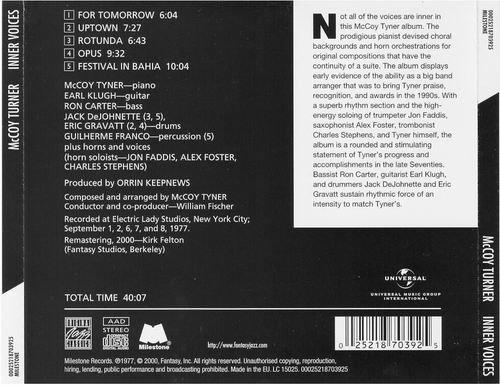 McCoy Tyner - Inner Voices (1977) CD Rip