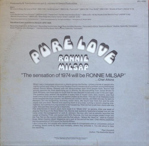 Ronnie Milsap - Pure Love (1974)