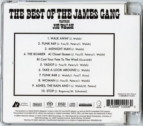 James Gang - The Best Of The James Gang featuring Joe Walsh (1973) [2019 SACD]