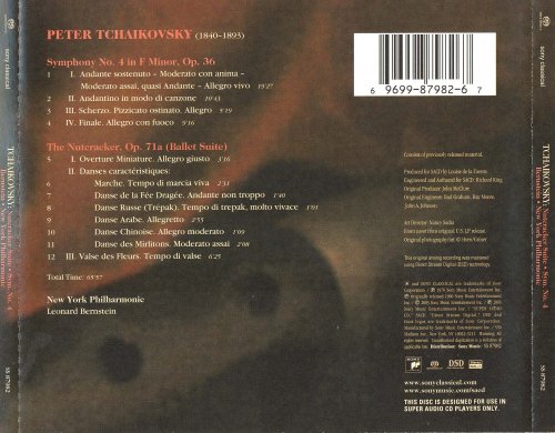 Leonard Bernstein - Tchaikovsky: Symphony No. 4, Nutcracker Suite (2003) [SACD]