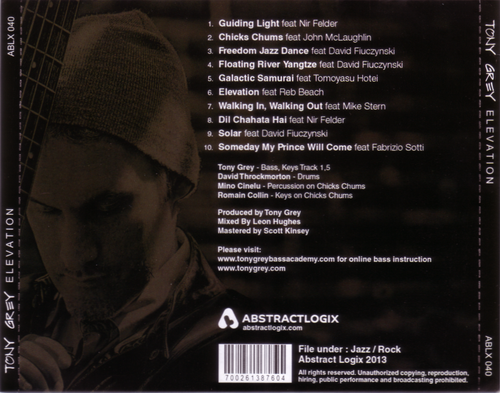 Tony Grey - Elevation (2013)