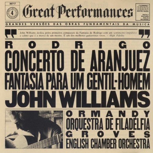 John Williams - Rodrigo: Concierto de Aranjuez, Fantasia para un Gentilhombre (1981)