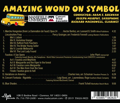 Mansfield University Concert Wind Ensemble - Amazing Wond on Symbol (2020)