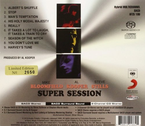 Mike Bloomfield, Al Kooper, Steve Stills - Super Session (1968/2014)