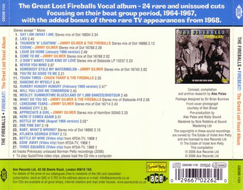 The Fireballs - Firebeat! The Great Lost Vocal Album (Remastered) (2006)