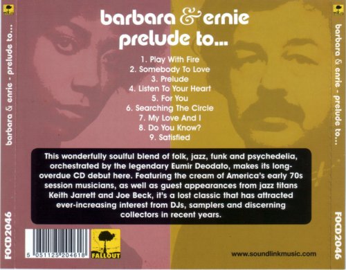 Barbara and Ernie - Prelude to... (1971) [2007] CD-Rip