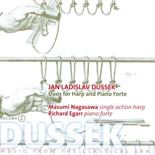 Masumi Nagasawa & Richard Egarr - Dussek – Duets for harp & piano, Volume 2 (2012)