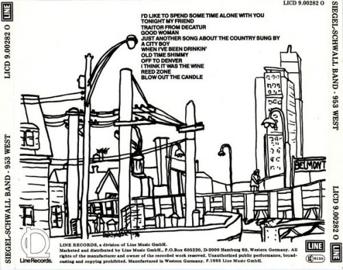 Siegel-Schwall Band - 953 West (Reissue) (1973/1988)