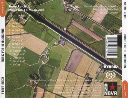 Steve Reich - Music for 18 Musicians (2007) [Hi-Res+SACD]