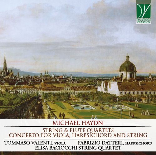 Elisa Baciocchi Ensemble, Fabrizio Datteri, Linda Wetherill, Tommaso Valenti - Michael Haydn: String & Flute Quartets; Concerto for Viola & Harpsichord (2020)
