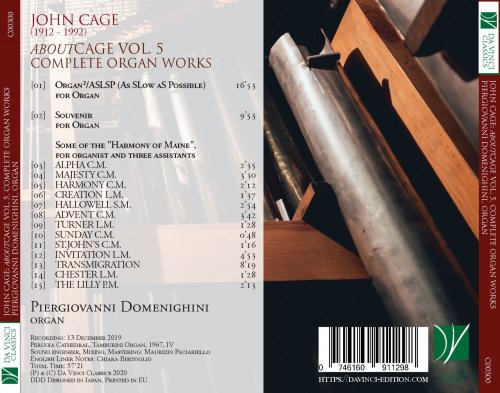 Piergiovanni Domenighini - John Cage: aboutCAGE Vol. 5 (2020)