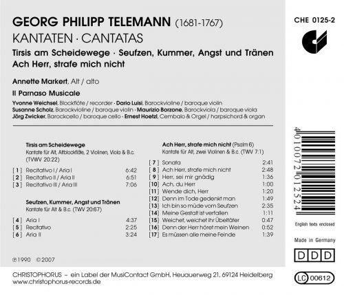 Annette Markert - Telemann: Cantatas (2007/2020)