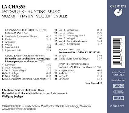 Darmstädter Hofkapelle - La chasse (2008/2020)