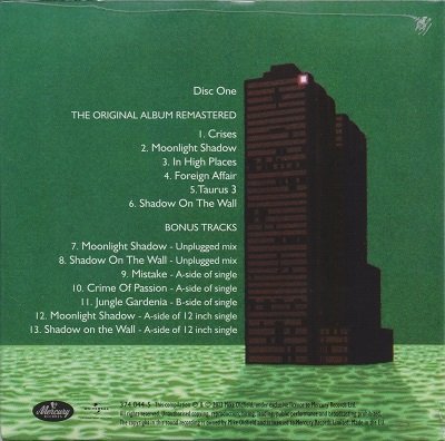 Mike Oldfield - Crises (1983) [2013 Remastered, 3CD 30th Anniversary Super Deluxe Edition]