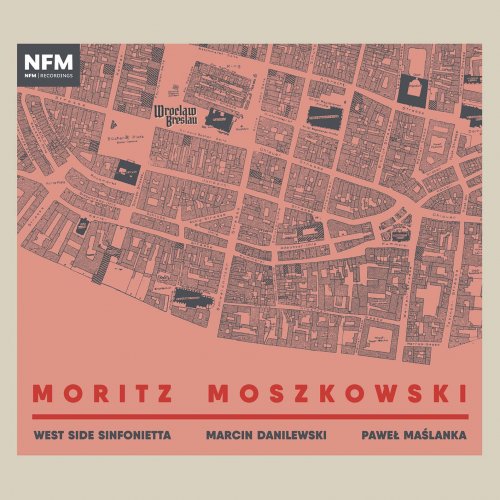West Side Sinfonietta, Marcin Danilewski, Paweł Maślanka & Agnieszka Kreiner - Moszkowski: Works (2020) [Hi-Res]