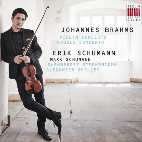 Erik Schumann, Mark Schumann, Nuremberg Symphony Orchestra, Alexander Shelley - Brahms: Violin Concerto & Double Concerto (2015)