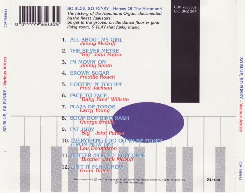 VA - So Blue, So Funky (Heroes Of The Hammond) (1991)