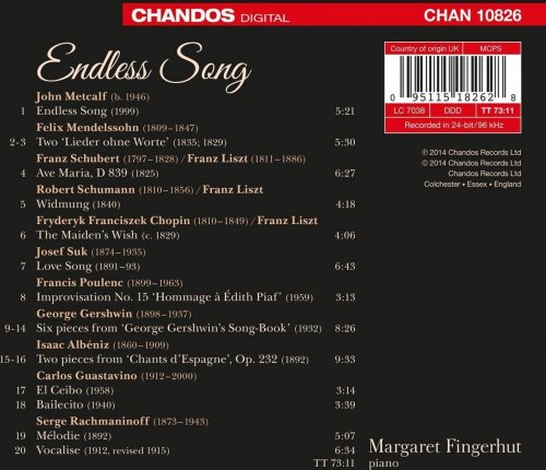 Margaret Fingerhut - Endless Song (2014) [Hi-Res]