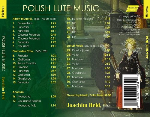 Joachim Held - Polish Lute Music (2019) [Hi-Res]