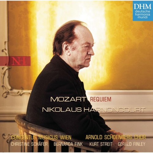 Christine Schafer, Bernarda Fink, Kurt Streit, Gerald Finley, Concentus Musicus Wien, Arnold Schoenberg Choir, Nikolaus Harnoncourt - Mozart: Requiem in D minor, K626 (2004) [Hi-Res]